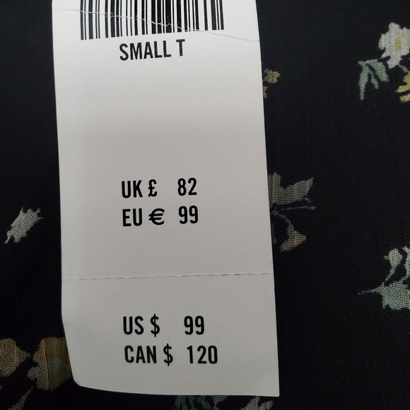 Floral black dress for spring - Picture 4 of 4